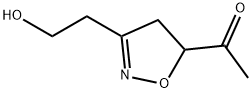 Ethanone, 1-[4,5-dihydro-3-(2-hydroxyethyl)-5-isoxazolyl]- (9CI) 结构式