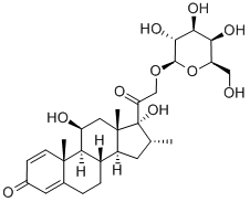 DEXAMETHASONE 21-O-BETA-D-GALACTOPYRANOSIDE 结构式