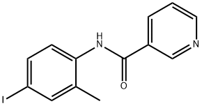 N-(4-碘-2-甲基苯基)烟酰胺 结构式