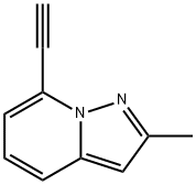 Pyrazolo[1,5-a]pyridine,  7-ethynyl-2-methyl- 结构式