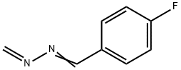 Benzaldehyde, 4-fluoro-, methylenehydrazone (9CI) 结构式