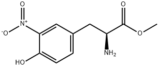 L-3-硝基酪氨酸甲酯 结构式