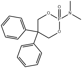 N,N-Dimethyl-5,5-diphenyl-1,3,2-dioxaphosphorinan-2-amine2-oxide 结构式