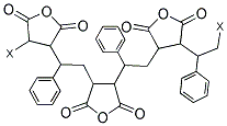 苯乙烯-马来酸酐无规共聚物 结构式