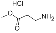 3-氨基丙酸甲酯盐酸盐 结构式