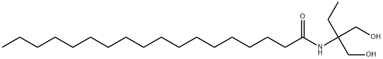 N-[1,1-bis(hydroxymethyl)propyl]stearamide 结构式