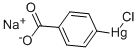 4-CHLOROMERCURIBENZOIC ACID SODIUM SALT 结构式