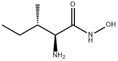 Pentanamide, 2-amino-N-hydroxy-3-methyl-, (S-(R*,R*))- 结构式