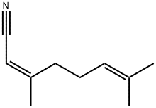 (E)-3,7-二甲基-2,6-辛二烯腈 结构式
