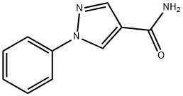 1-苯基-4-吡唑甲酰胺 结构式