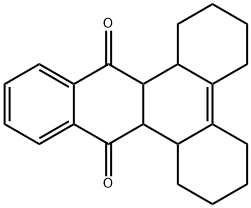 1,2,3,4,5,6,7,8,8a,8b,14a,14b-Dodecahydrobenzo[b]triphenylene-9,14-dione 结构式