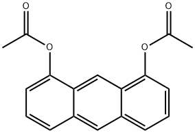 1,8-Diacetoxyanthracene 结构式