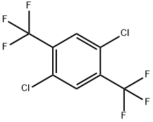 1,4-DICHLORO-2,5-BIS-TRIFLUOROMETHYL-BENZENE 结构式