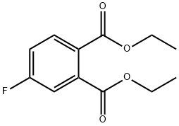 diethyl 4-fluorobenzene-1,2-dicarboxylate 结构式