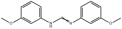 N-[[(3-Methoxyphenyl)amino]methylene]-3-methoxyaniline 结构式