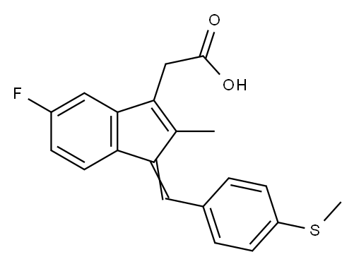 硫化舒林酸 结构式