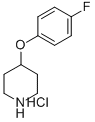 4-(4-氟苯氧基)哌啶(HCL) 结构式