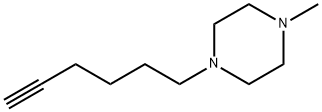 Piperazine, 1-(5-hexynyl)-4-methyl- (9CI) 结构式