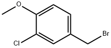 4-溴甲基-2-氯-1-甲氧基苯 结构式