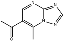 1-(7-甲基[1,2,4]三唑并[1,5-A]嘧啶-6-基)乙酮 结构式