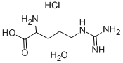 DL-精氨酸盐酸盐(一水) 结构式