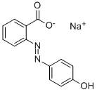 sodium 2-[(4-hydroxyphenyl)azo]benzoate 结构式