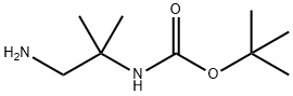 (2-氨基-叔丁基)氨基甲酸叔丁酯 结构式