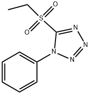 5-(乙基磺酰基)-1-苯基-1H-四唑 结构式