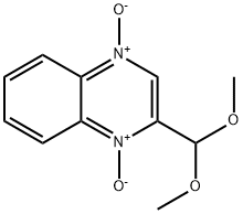 1,4-二氧代-2-甲缩醛基-喹恶啉 结构式