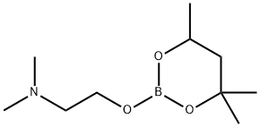 DIMETHYL-[2-(4,4,6-TRIMETHYL-[1,3,2]DIOXABORINAN-2-YLOXY)-ETHYL]-AMINE 结构式