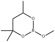 2-甲氧基-4,4,6-三甲基-1,3,2,-二羟硼 结构式