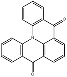 5H,9H-CHINO<3,2,1-DE>ACRIDIN-5,9-DION 结构式