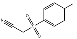 4-氟苯磺酰基乙腈 结构式