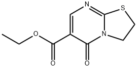 5-氧代-2,3-二氢-5H-[1,3]噻唑并-[3,2-A]嘧啶-6-羧酸乙酯 结构式