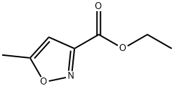 5-甲基-3-异噁唑羧酸乙酯 结构式