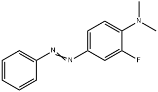 2-Fluoro-N,N-dimethyl-4-(phenylazo)aniline 结构式
