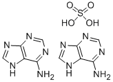 1H-嘌呤-6-胺硫酸盐 结构式