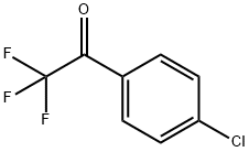 4'-氯-2,2,2-三氟苯乙酮 结构式