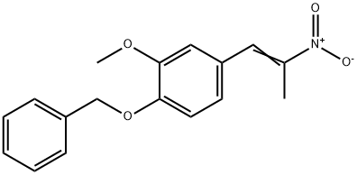 1-(4-BENZYLOXY-3-METHOXYPHENYL)-2-NITROPROPENE 结构式