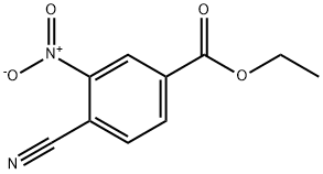 4-氰基-3-硝基苯甲酸乙酯 结构式