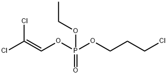 Phosphoric acid 3-chloropropyl 2,2-dichloroethenylethyl ester 结构式