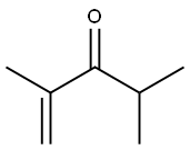 2,4-Dimethyl-1-penten-3-one 结构式