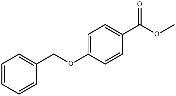 4-苄氧基苯甲酸甲酯 结构式