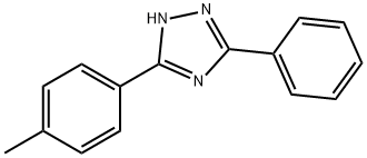 3-Phenyl-5-p-tolyl-S-triazole 结构式