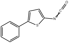 5-苯基-2-噻吩基异氰酸脂 结构式