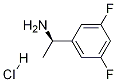 (R)-1-(3,5-二氟苯基)乙胺盐酸盐 结构式