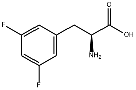 3,5-二氟苯丙氨酸 结构式