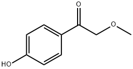 1-(4-羟基苯基)-2-甲氧基乙酮 结构式