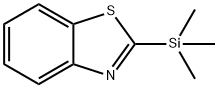 2-(三甲基硅基)苯并噻唑 结构式