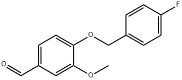 4-(4-氟苄基)氧基-3-甲氧基-苯甲醛 结构式